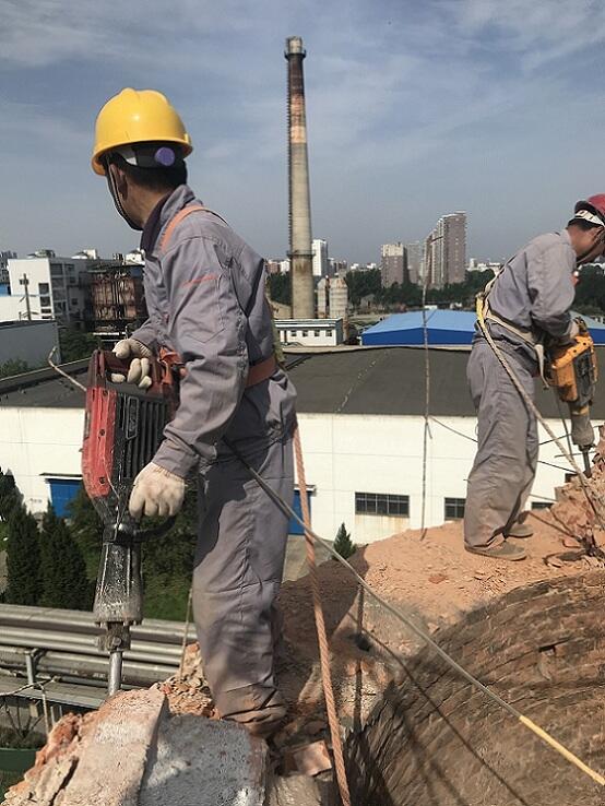 荊州煙囪人工拆除 荊州煙囪人工機械拆除技術資訊